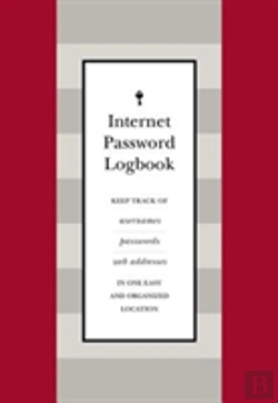 Bertrand.pt - Internet Password Logbook (Red Leatherette)