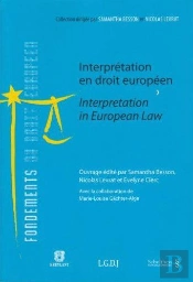 Interpretation En Droit Europeen