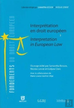 Bertrand.pt - Interpretation En Droit Europeen