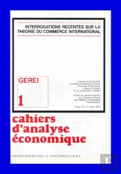 Interrogations Récentes Sur La Théorie Du Commerce International
