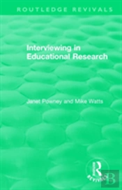 Interviewing In Educational Research