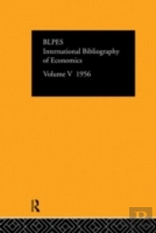 Intl Biblio Econom 1956 Vol 5