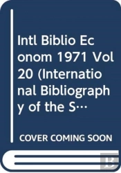 Intl Biblio Econom 1971 Vol 20