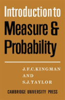 Introdction To Measure And Probability