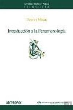 Bertrand.pt - Introduccion A La Fenomenologia