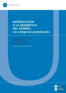 Bertrand.pt - Introducción A La Gramática Del Español. Las Categorías Gramaticales