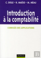 introduction à la comptabilité ; corrigés du cours