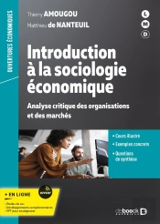 Introduction À La Sociologie Économique : Analyse Critique Des Organisations Et Des Marchés