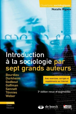 Bertrand.pt - Introduction À La Sociologie Par Sept Grands Auteurs ; Avec Exercices, Corrigés Et Suppléments Sur Internet