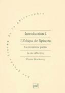 Introduction À L'Éthique De Spinoza Tome 3 ; La Vie Affective