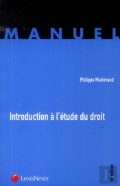 Introduction A L'Etude Du Droit - Manuel