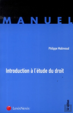 Bertrand.pt - Introduction A L'Etude Du Droit - Manuel
