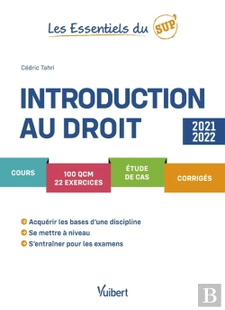 Bertrand.pt - Introduction Au Droit 2021/2022 - Cours - Qcm - Exercices - Etude De Cas - Corriges  - Methodologie