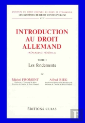 Introduction Au Droit Allemand T.1 ; Les Fondements