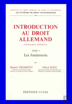 Bertrand.pt - Introduction Au Droit Allemand T.1 ; Les Fondements