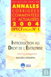 Introduction Au Droit De L'Entreprise,  Dpecf 1