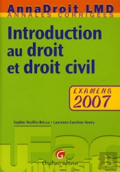 Introduction Au Droit Et Droit Civil ; Examens 2007