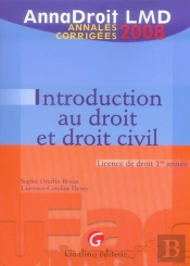 Introduction Au Droit Et Droit Civil ; Licence De Droit 1e Année