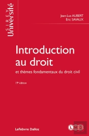 Introduction Au Droit Et Thèmes Fondamentaux Du Droit Civil (19e Édition)