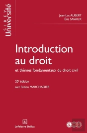 Introduction Au Droit Et Thèmes Fondamentaux Du Droit Civil (20e Édition)