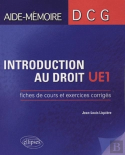 Bertrand.pt - Introduction Au Droit. Fiches De Cours Et Exercices Corrigés. Dcg1