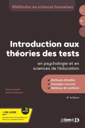 Introduction Aux Théories De Tests En Psychologie Et En Sciences De L'Éducation