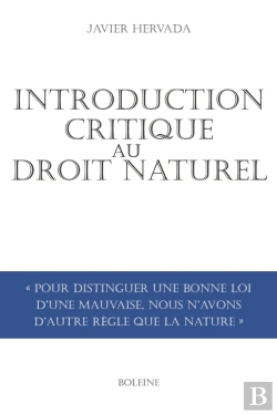 Bertrand.pt - Introduction Critique Au Droit Naturel