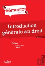 Introduction Générale Au Droit (13e Édition)