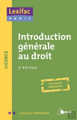 Bertrand.pt - Introduction Générale Au Droit ; En Fiches Pratiques (3e Édition)