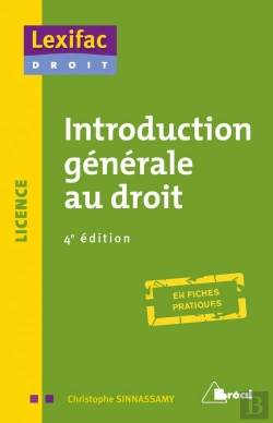 Bertrand.pt - Introduction Générale Au Droit ; En Fiches Pratiques (4e Édition)