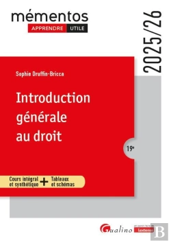 Bertrand.pt - Introduction Générale Au Droit : Notion Et Fondements Pour L'Étudiant Qui Débute (Édition 2025/2026)