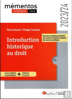 Bertrand.pt - Introduction Historique Au Droit, 11eme Edition - Toutes Les Notions Fondamentales Pour Comprendre L