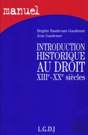 Introduction Historique Au Droit Xiii-Xx Siecle