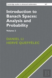 Introduction To Banach Spaces: Analysis And Probability
