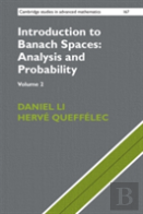 Introduction To Banach Spaces: Analysis And Probability
