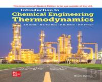 Introduction To Chemical Engineering Thermodynamics Ise