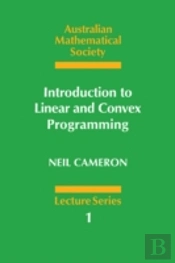 Introduction To Linear And Convex Programming