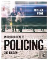 Introduction To Policing