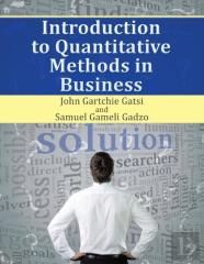 Introduction To Quantitative Methods In Business