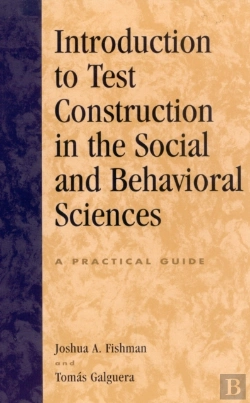 Bertrand.pt - Introduction To Test Construction In The Social And Behavioral Sciences