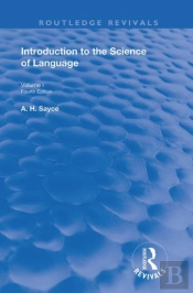 Introduction To The Science Of Language