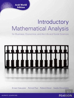 Bertrand.pt - Introductory Mathematical Analysis For Business, Economics And Life And Social Sciences (Arab World Editions) With Mathxl