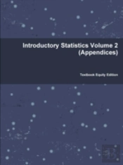 Introductory Statistics Volume 2