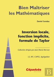Inversion Locale, Fonction Implicite, Formule De Taylor