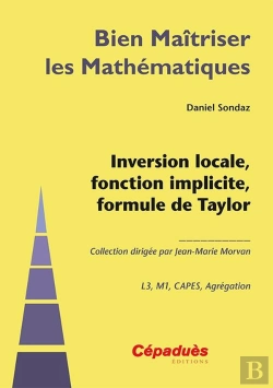 Bertrand.pt - Inversion Locale, Fonction Implicite, Formule De Taylor