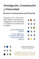 Investigación, Comunicación Y Universidad