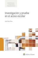 Investigación Y Prueba En El Acoso Escolar