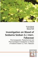 Investigation On Wood Of Sesbania Sesban (L.) Merr, Fabaceae
