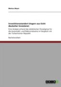 Investitionsstandort Ungarn Aus Sicht Deutscher Investoren