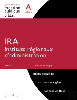 Bertrand.pt - Ira ; Instituts Régionaux D'Administration ; Catégorie A (3e Édition)